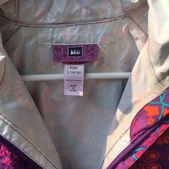 REI Rain jacket KidsXL/ Women’s S - Picture 2 of 6